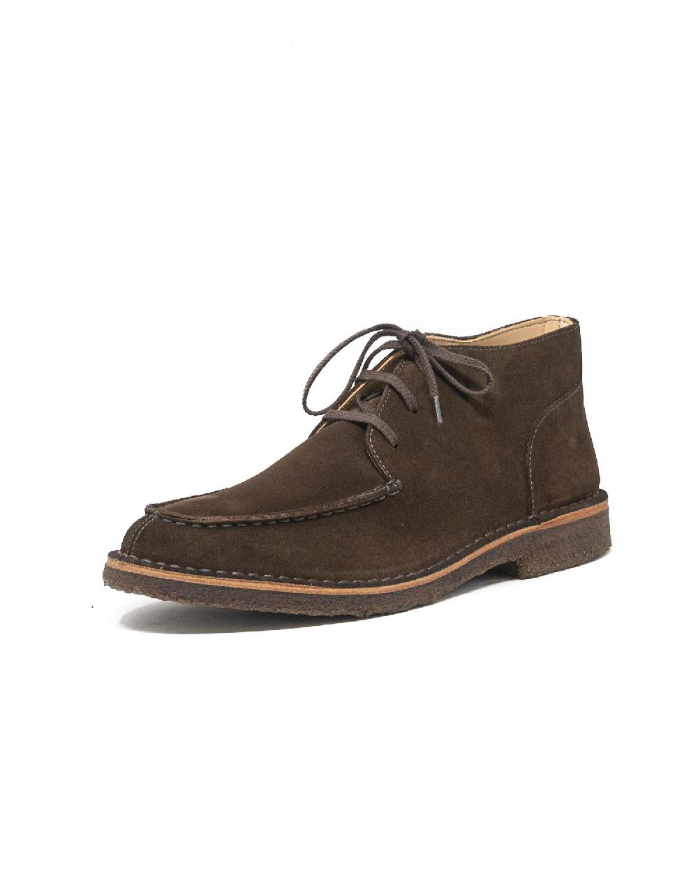 Wally Walker moc-toe Astorflex in pelle scamosciata Deukeflex Dark Chestnut Novità