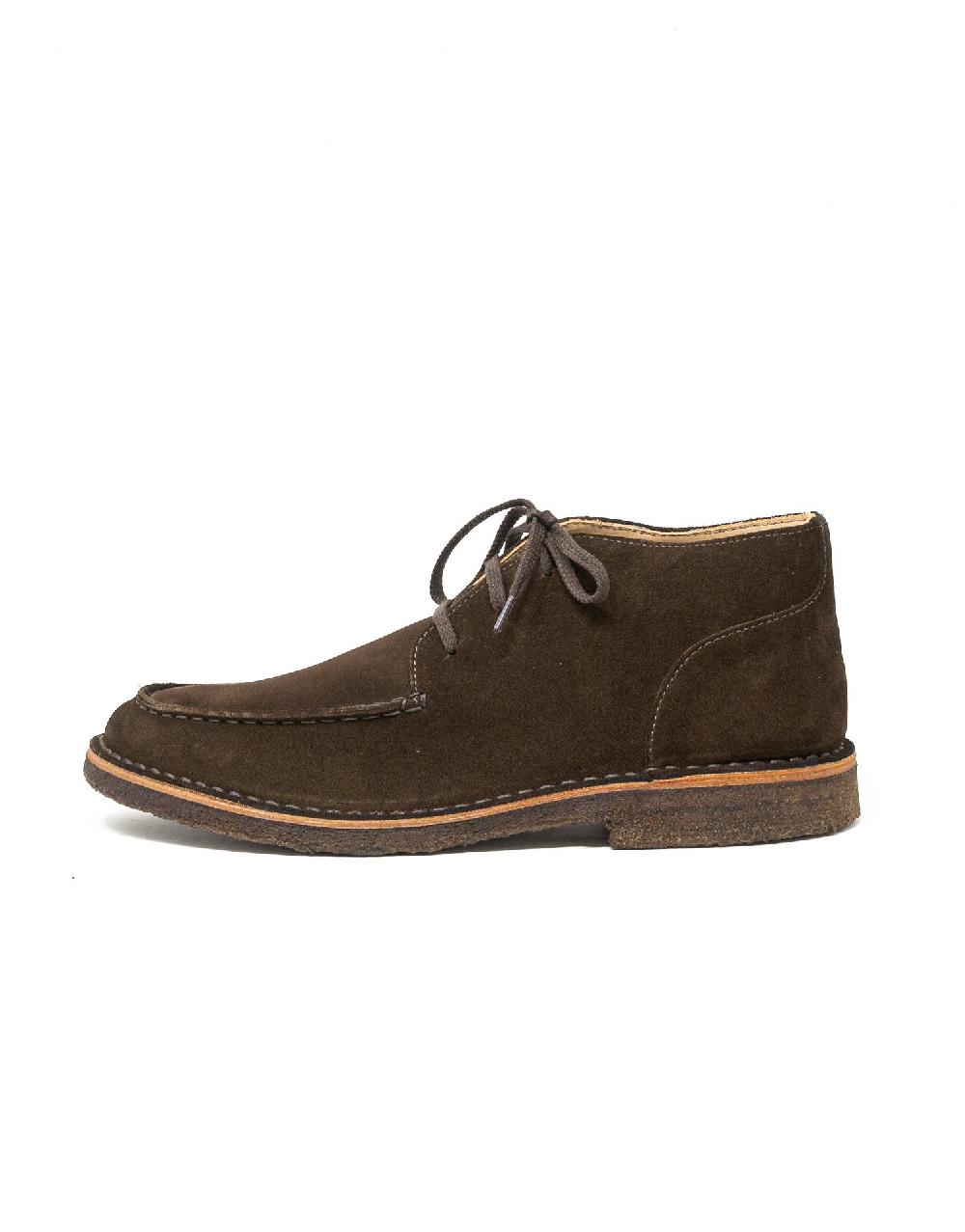 Wally Walker moc-toe Astorflex in pelle scamosciata Deukeflex Dark Chestnut Novità