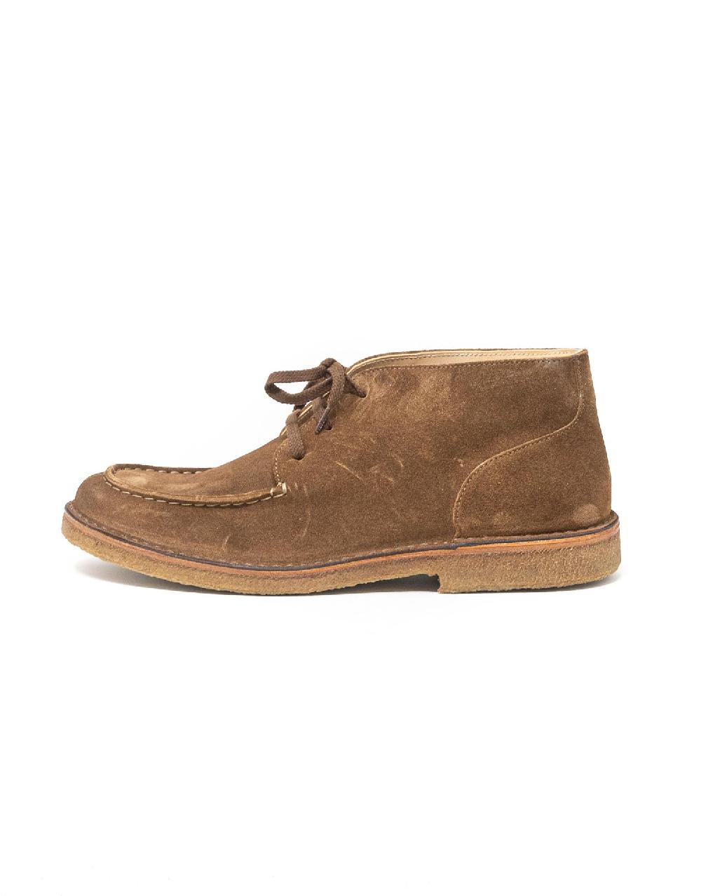 Wally Walker moc-toe Astorflex in pelle scamosciata Deukeflex Dark Khaki Presa