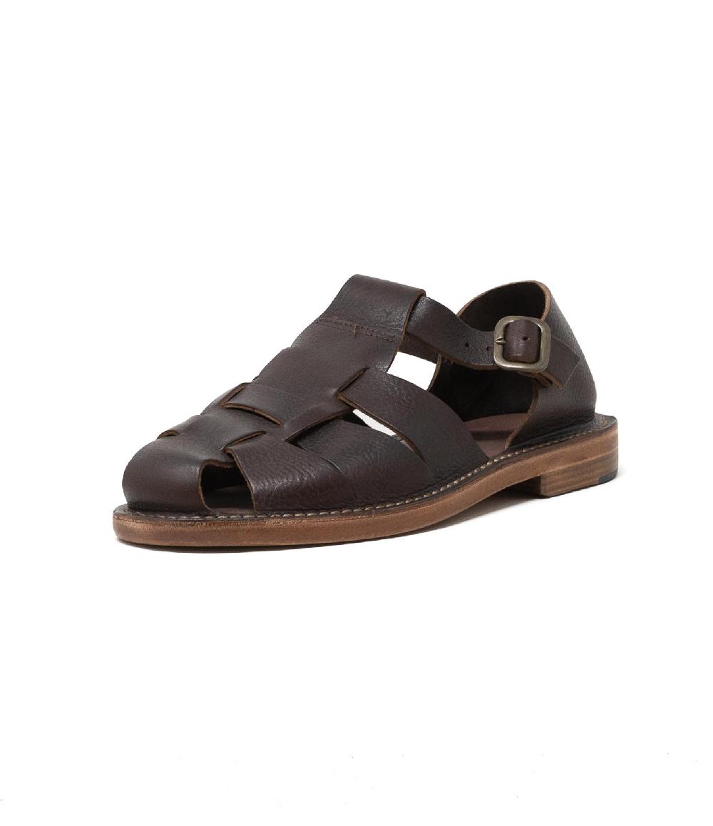 Wally Walker Astorflex – sandalo uomo in pelle Monkflex caffè Economico