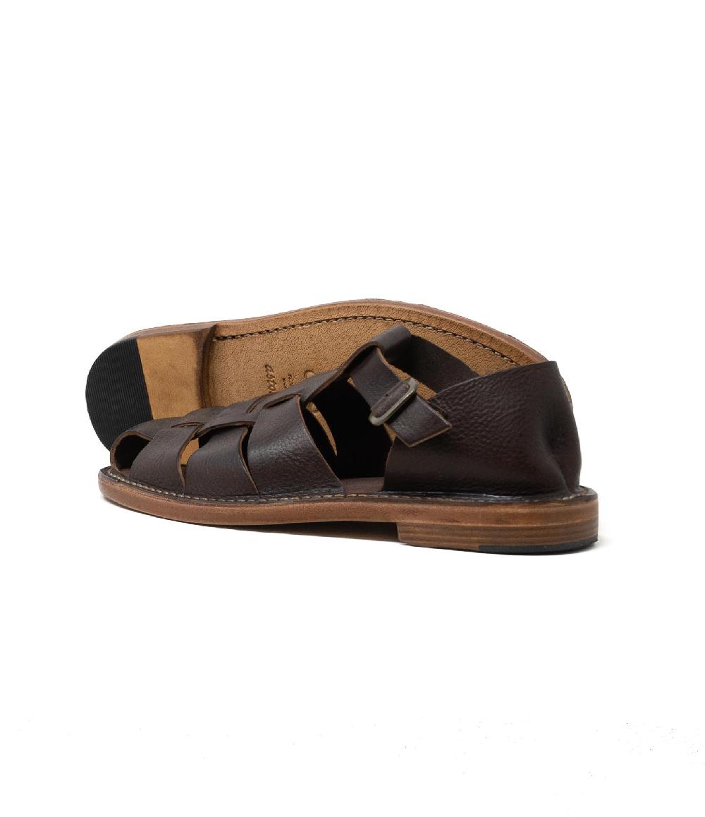 Wally Walker Astorflex – sandalo uomo in pelle Monkflex caffè Economico