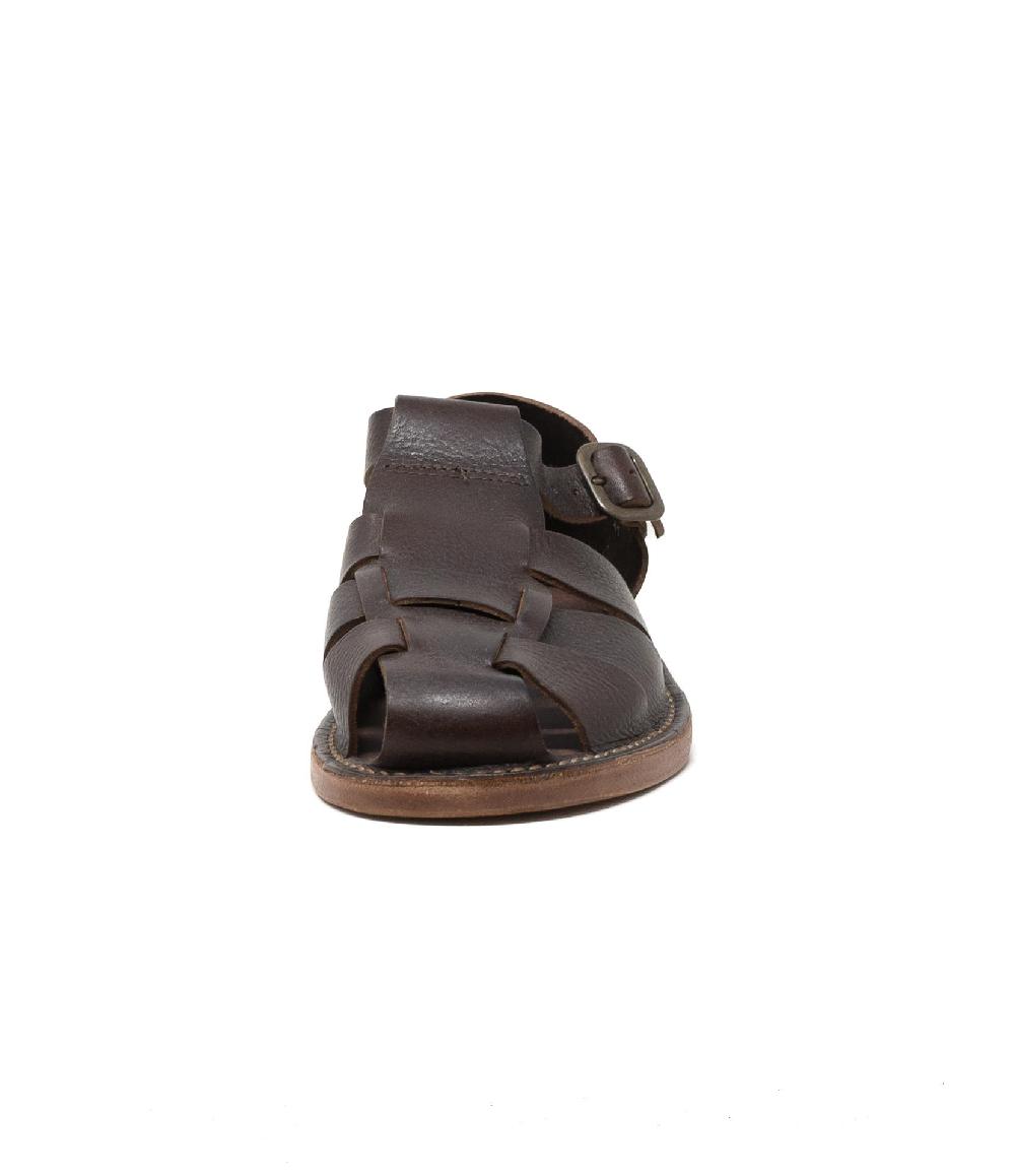 Wally Walker Astorflex – sandalo uomo in pelle Monkflex caffè Economico