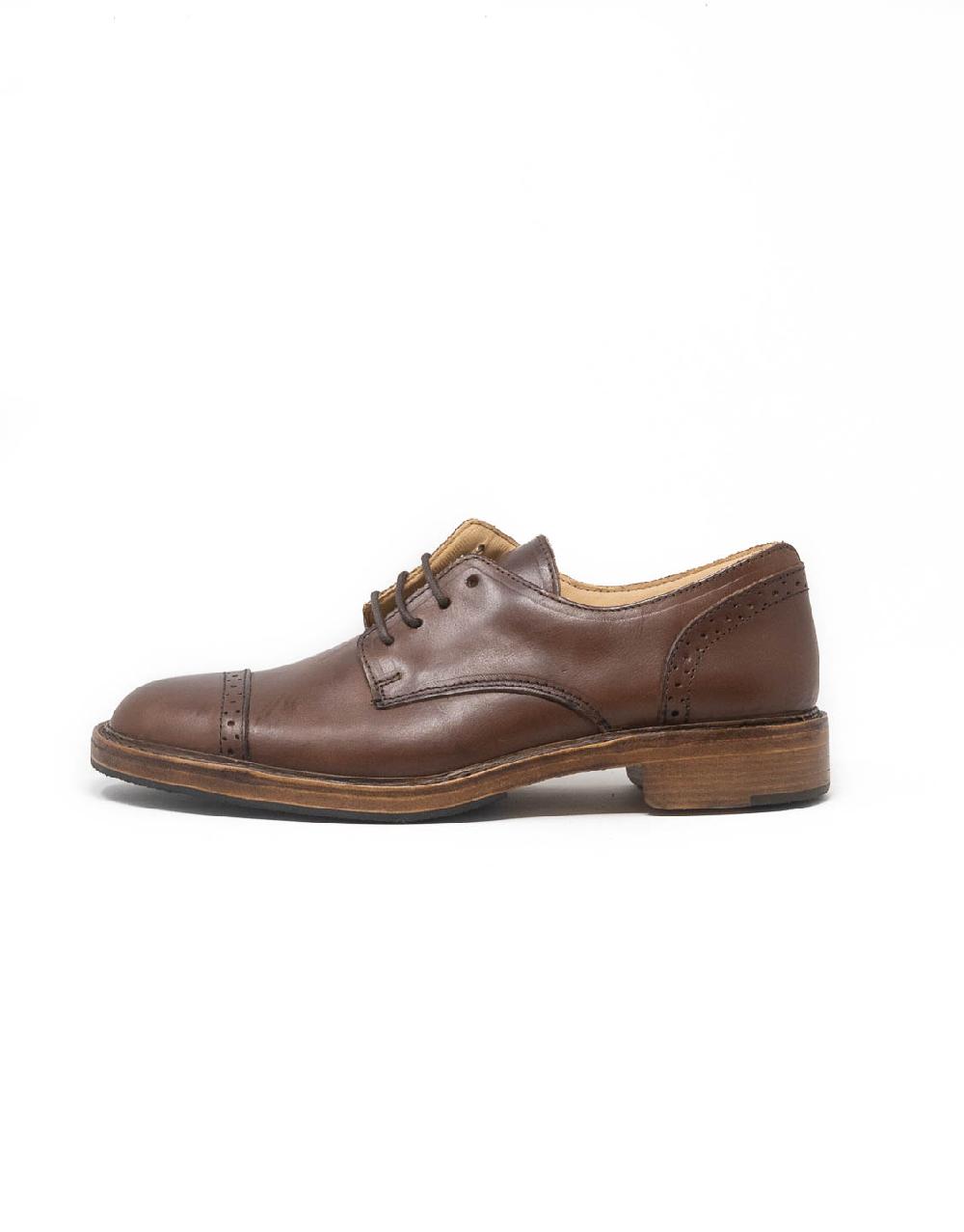 Wally Walker Astorflex – derby donna in pelle Gardflex brown Nuova