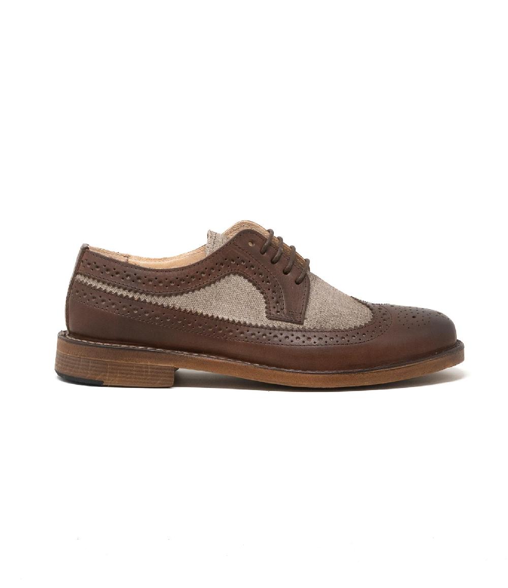 Wally Walker Astorflex – derby in pelle e tessuto Rondiflex sabbia b976 Negozio