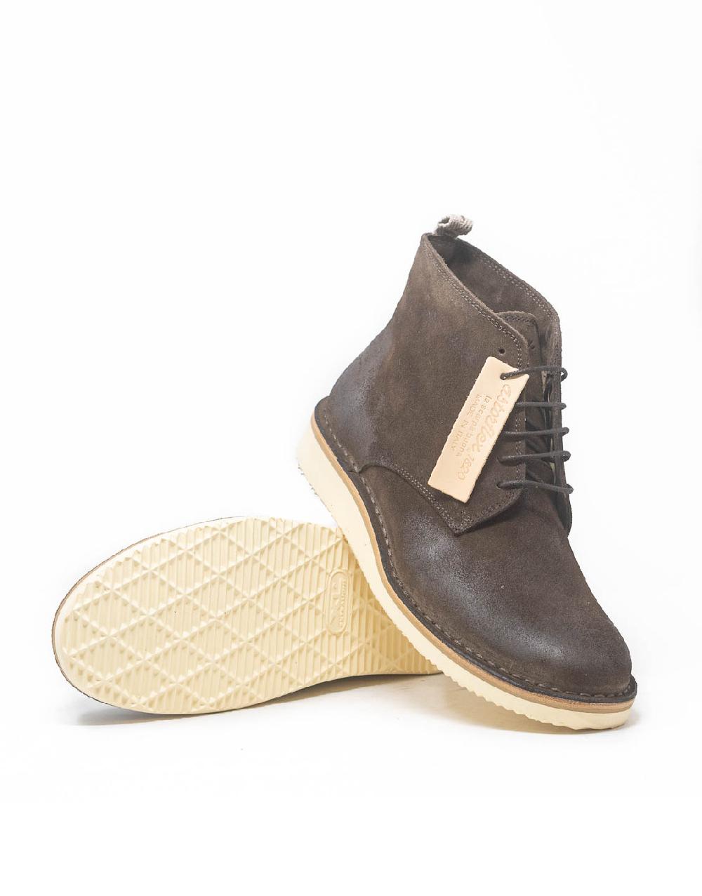Wally Walker Astorflex – stivale uomo in pelle scamosciata Midflex Dark Chestnut Convenienza