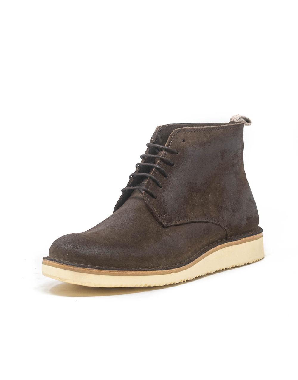 Wally Walker Astorflex – stivale uomo in pelle scamosciata Midflex Dark Chestnut Convenienza