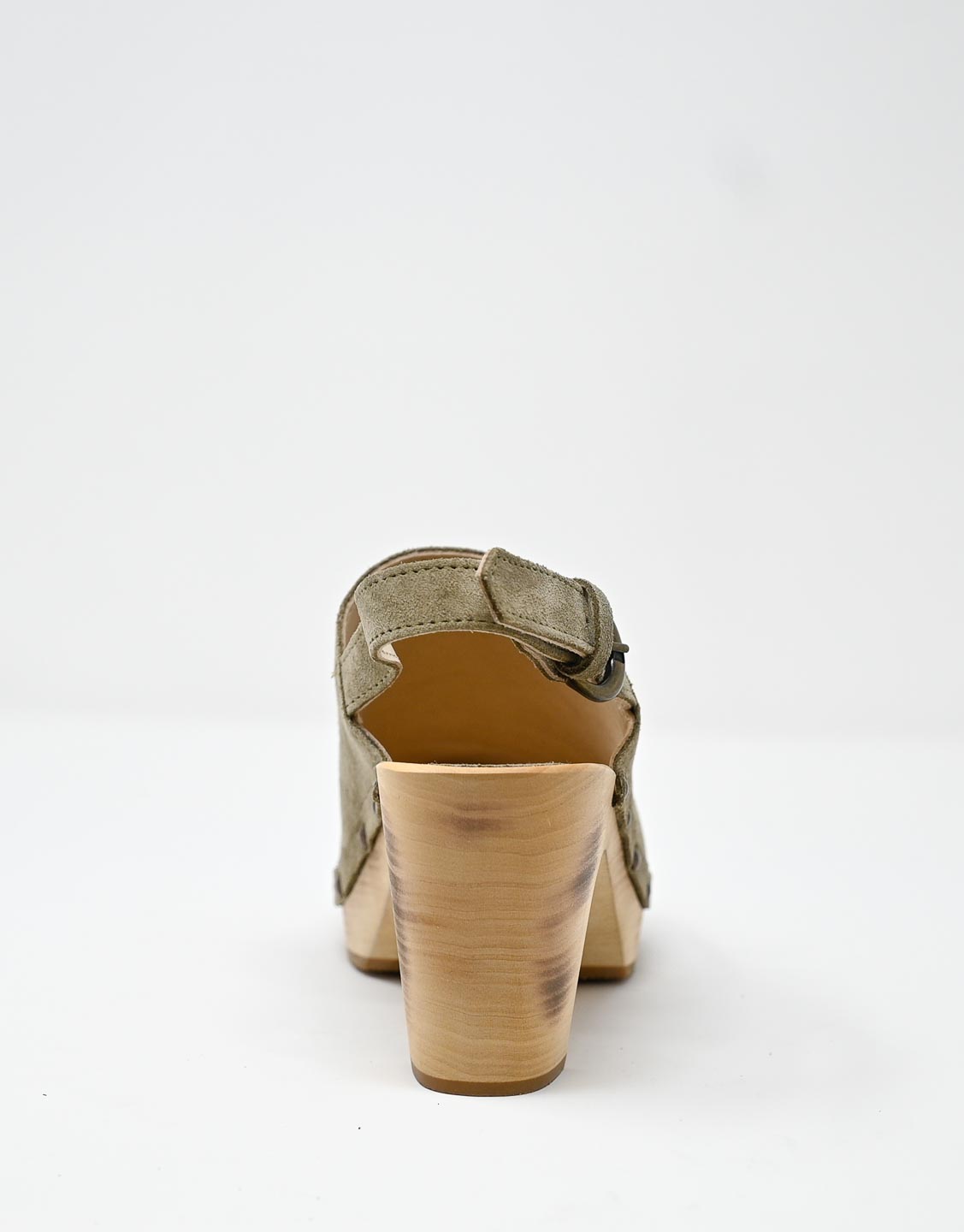 Wally Walker zoccolo in pelle scamosciata stone Olandflex by astorflex Saldi