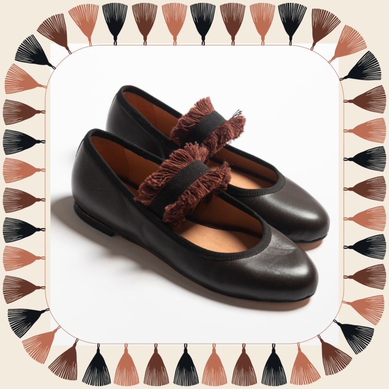 Allagiulia Ballerina Lolita Frangia TABACCO Offerta